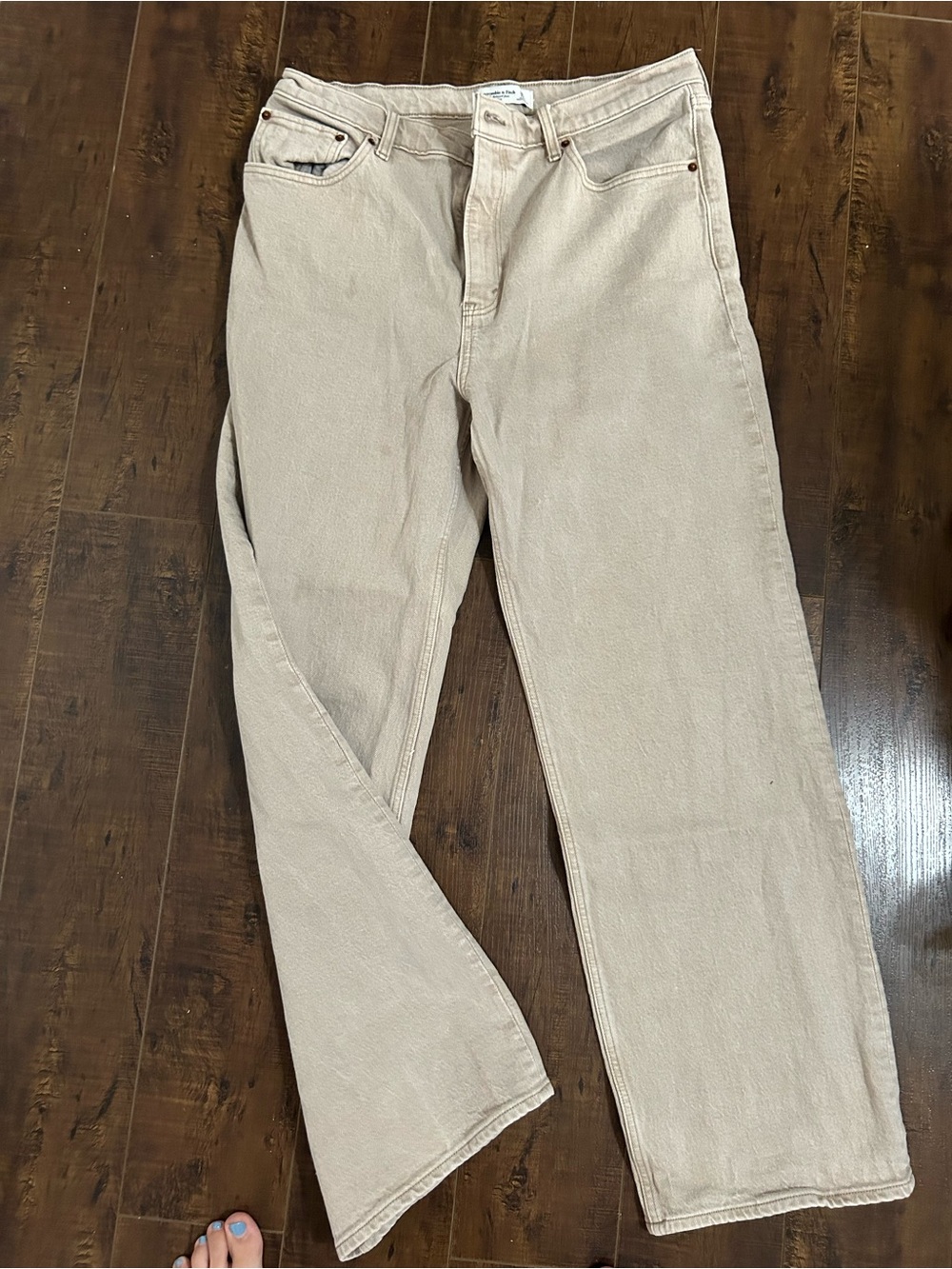 Abercrombie & Fitch Light Beige Chinos - Picture 2 of 3